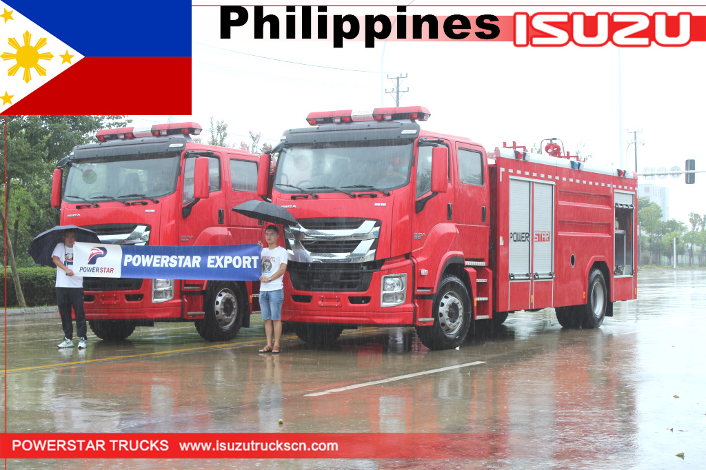 Pilipinas ISUZU GIGA Foam Fire Emergency Rescue Engine Fighting Truck