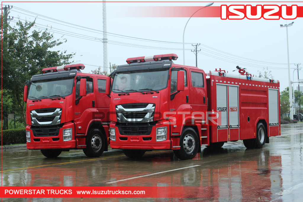 Pilipinas ISUZU GIGA Fire Engine Fire Extinguish Water Tank Fire Truck