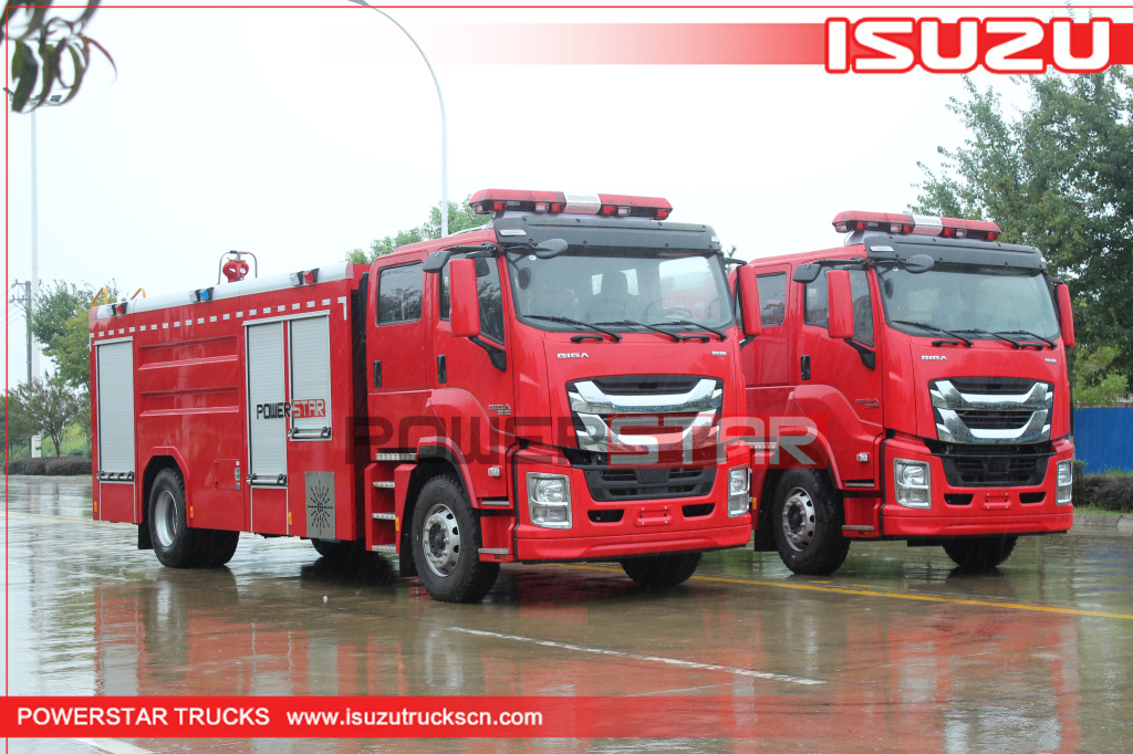 Pilipinas ISUZU GIGA Fire Engine Fire Extinguish Water Tank Fire Truck