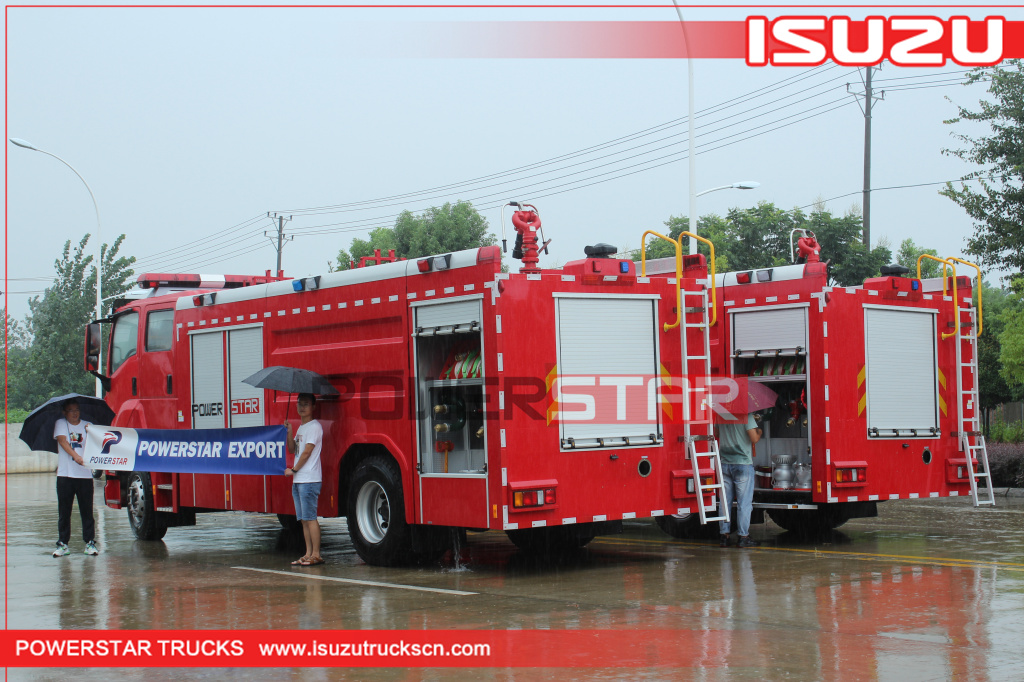 Pilipinas ISUZU GIGA Fire Engine Fire Extinguish Water Tank Fire Truck