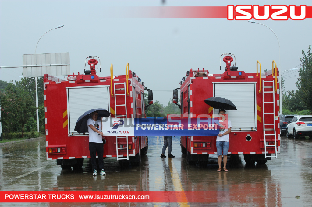 Pilipinas ISUZU GIGA Fire Engine Fire Extinguish Water Tank Fire Truck