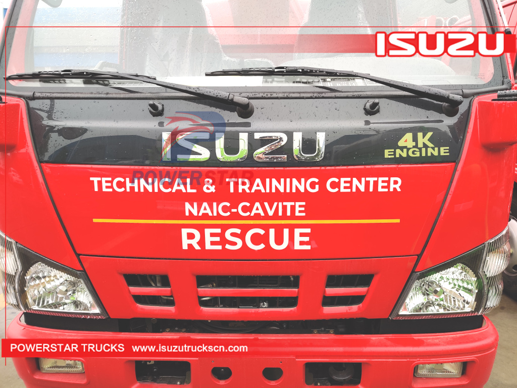 Pilipinas ISUZU NKR 600p 2tons Water Foam Fire Truck Rescue Pumper Fire Engine