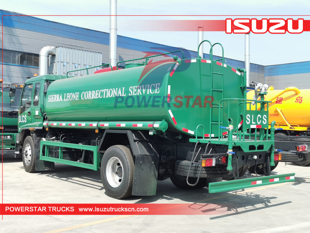 Original factory ISUZU FVR/FTR 14,000L Water Bowser Delivery Tanker Trucks