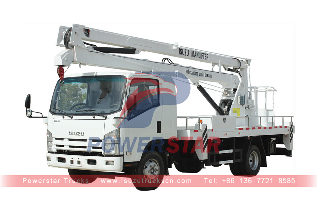 ISUZU Hydraulic Manlifter trucks boom lifter