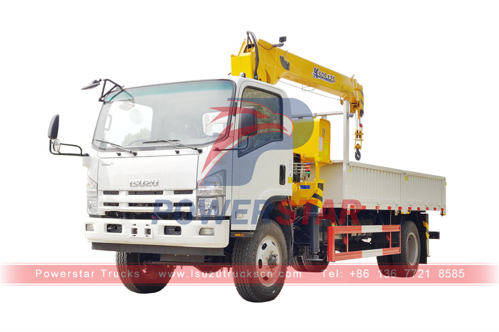 ISUZU NPR ELF 4×4 AWD Truck Mounted Crane