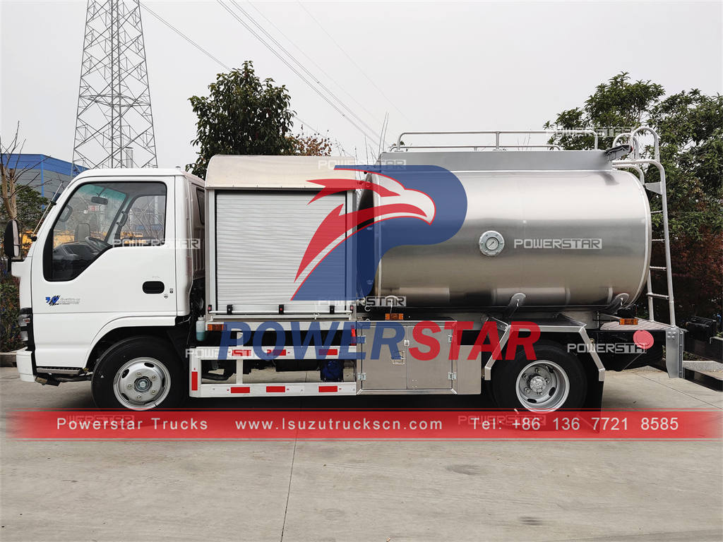 Brand new ISUZU 600P helicopter refueling trucks for Philippines