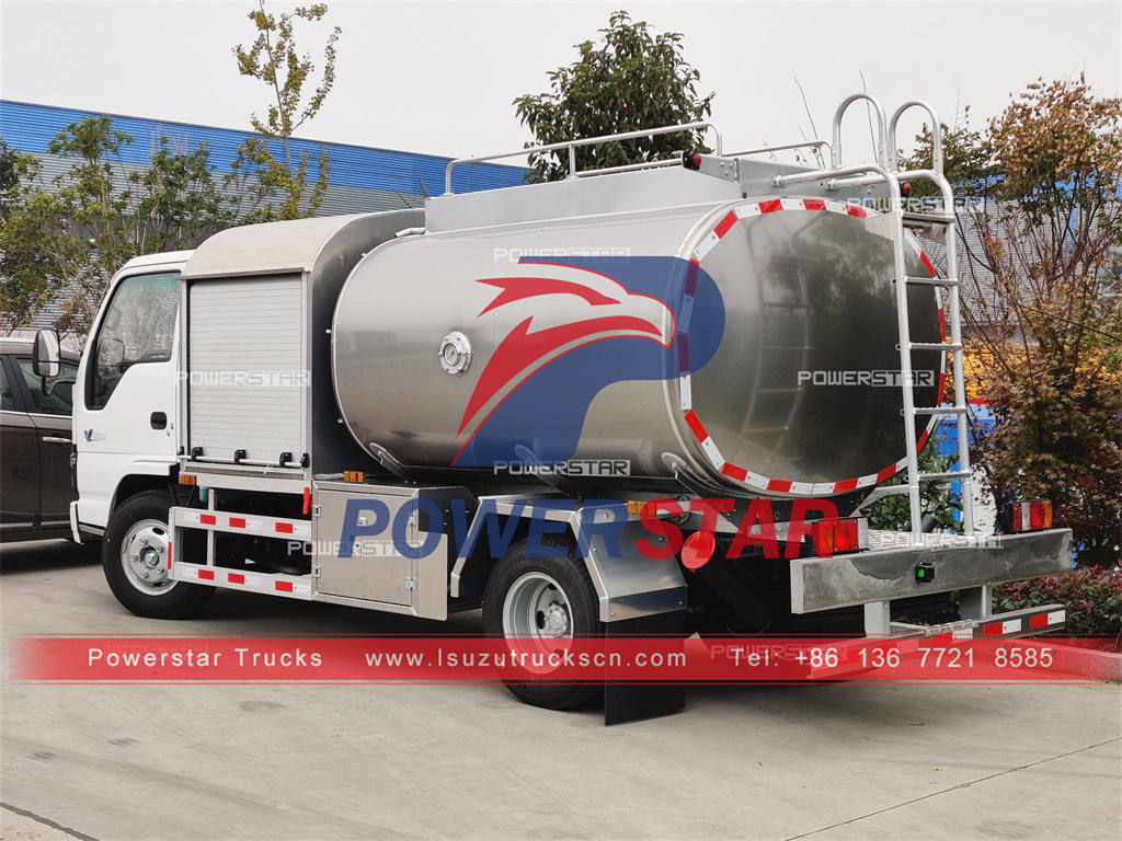 Philippines ISUZU NKR 4000 liters aviation refuelers on sale