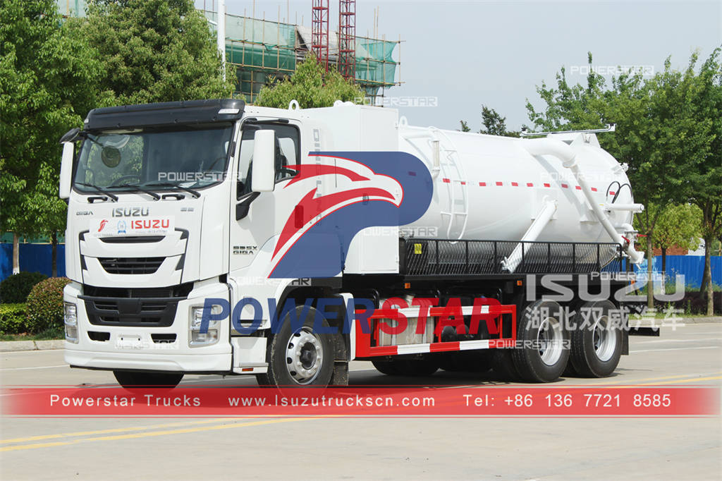 ISUZU vacuum sewage truck para sa pagbebenta