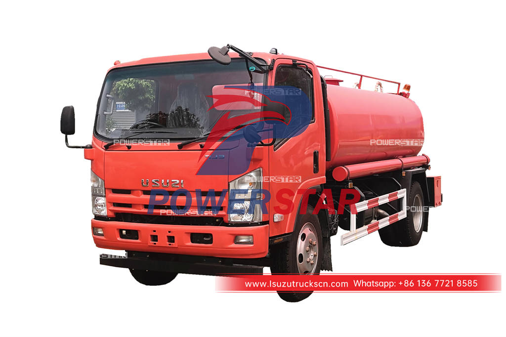 High quality ISUZU 4Ã—2 water bowser with 8000 liters water tank