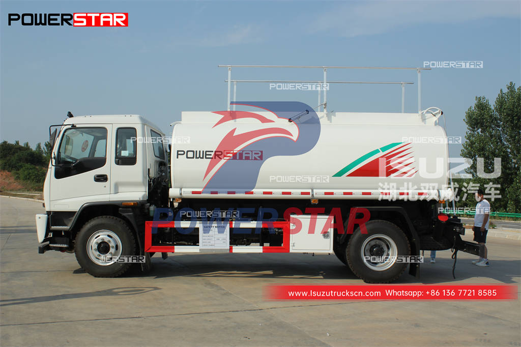 Pinakamahusay na kalidad ng ISUZU FTR 12000L petrol tank truck para sa pagbebenta