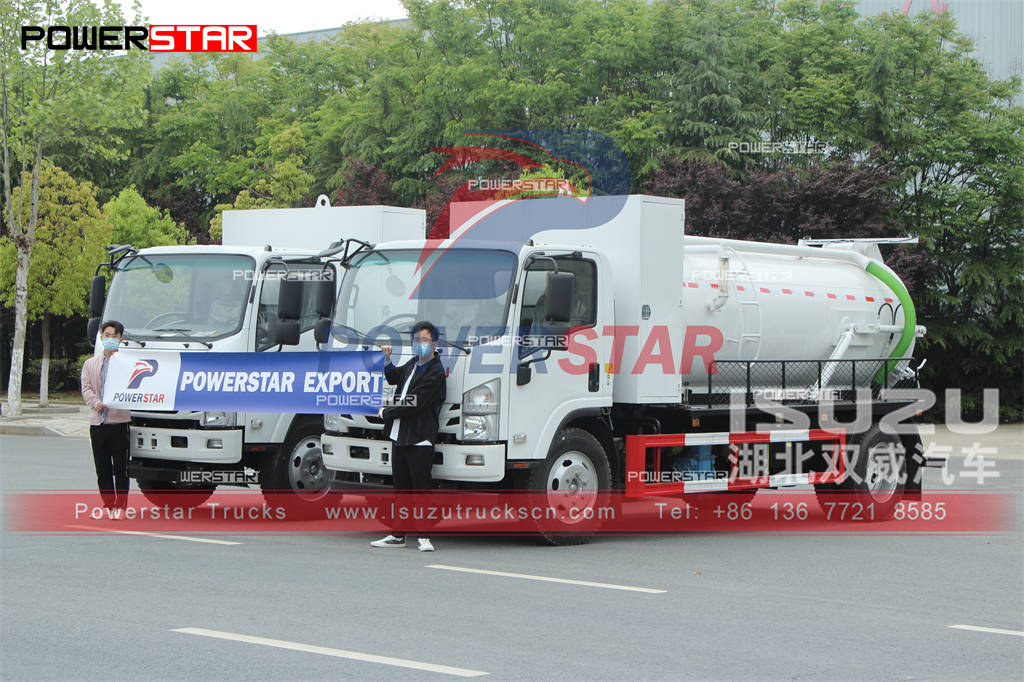 ISUZU 6000L vacuum truck na may MORO pump