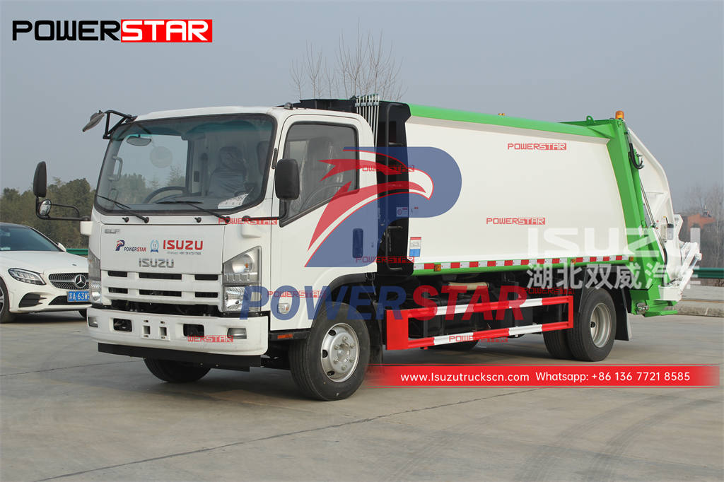 ISUZU ELF 700P 10CBM na compactor truck ng tanggihan