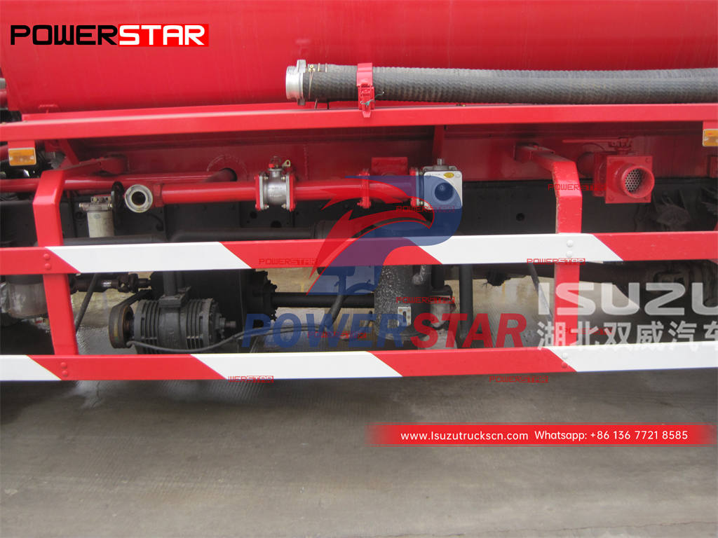 High quality ISUZU 6000 liters water tank fire trucks for sale