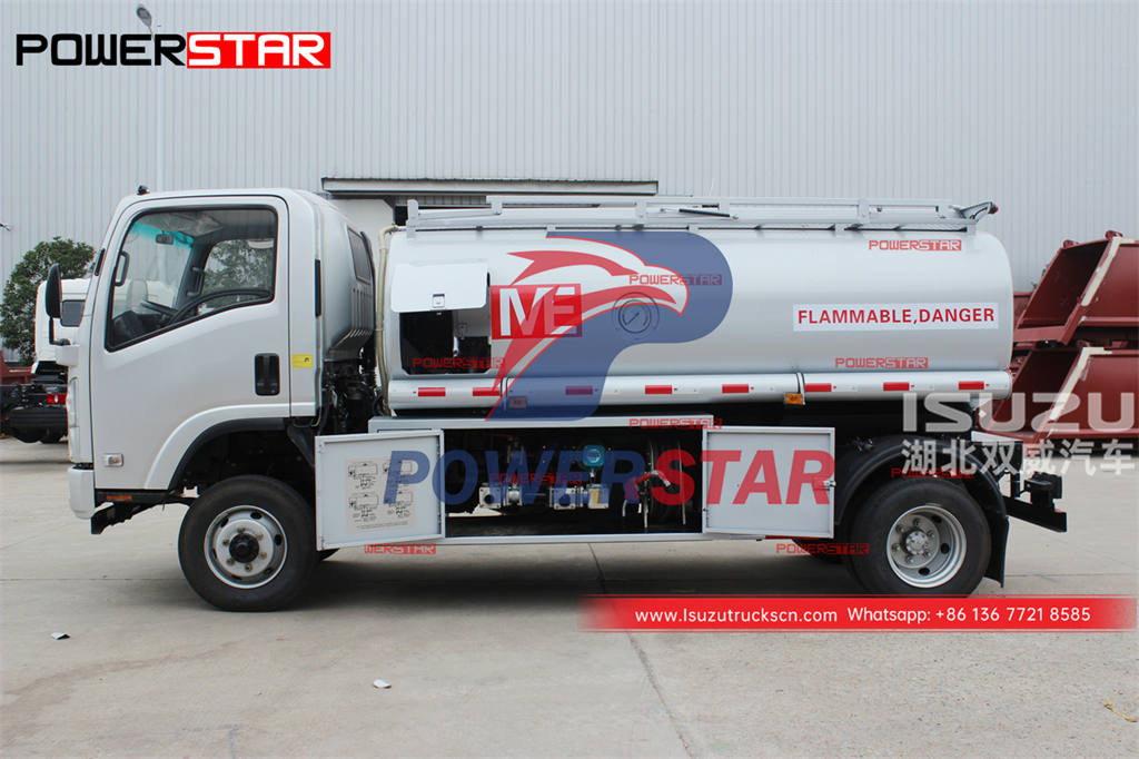 Customized ISUZU 4×4 AWD oil/fuel/diesel tank truck para sa Pilipinas