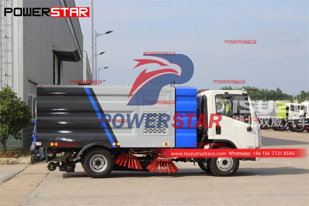 Low price ISUZU 8CBM street sweeping truck for sale