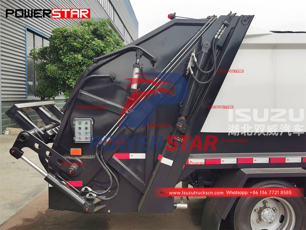 Hot sale ISUZU NKR/ELF 100P waste compactor truck