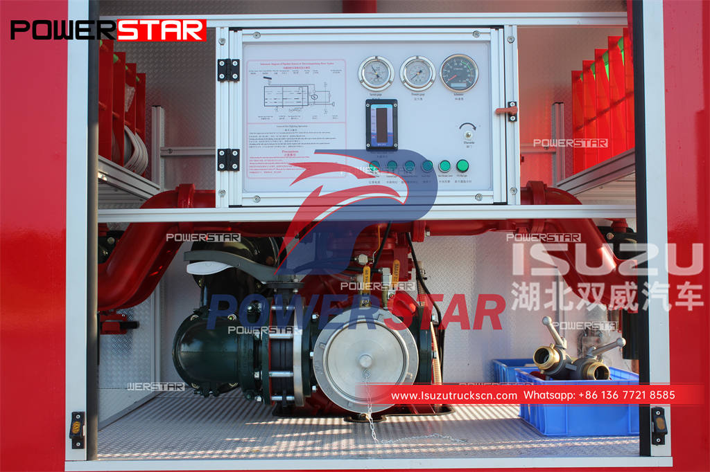 Durable ISUZU GIGA 6 wheeler heavy duty fire fighting vehicles for sale