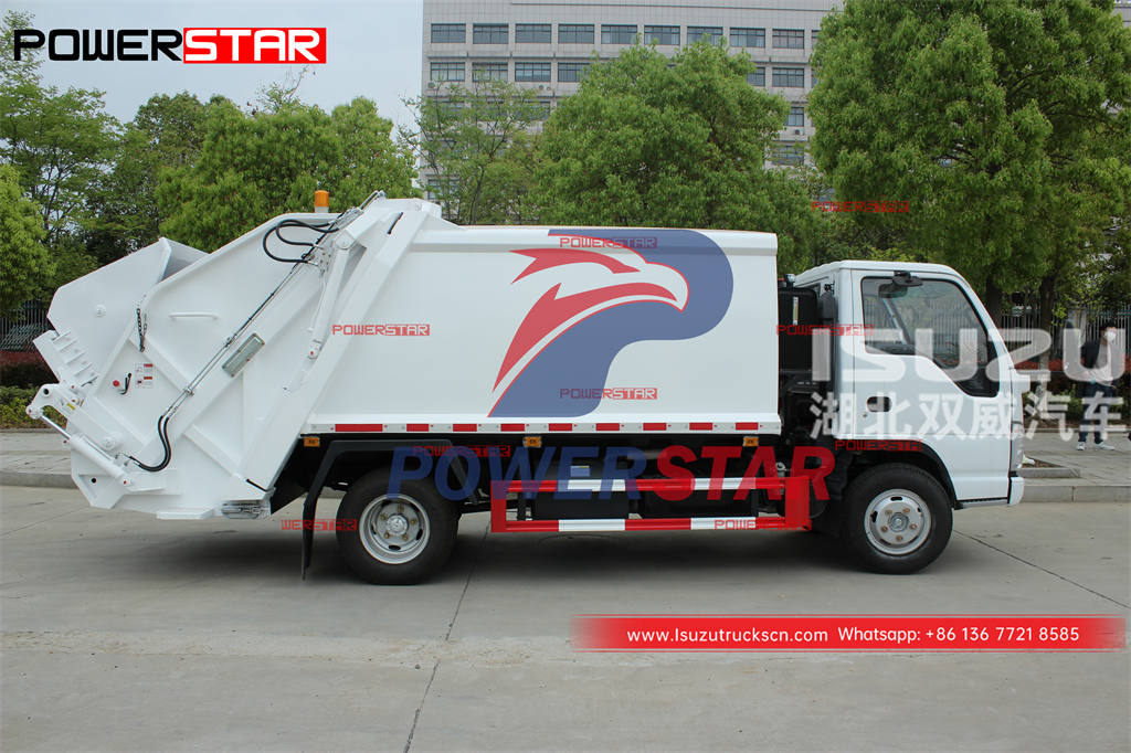 Customized ISUZU 4Ã—4 compressed garbage truck at best price