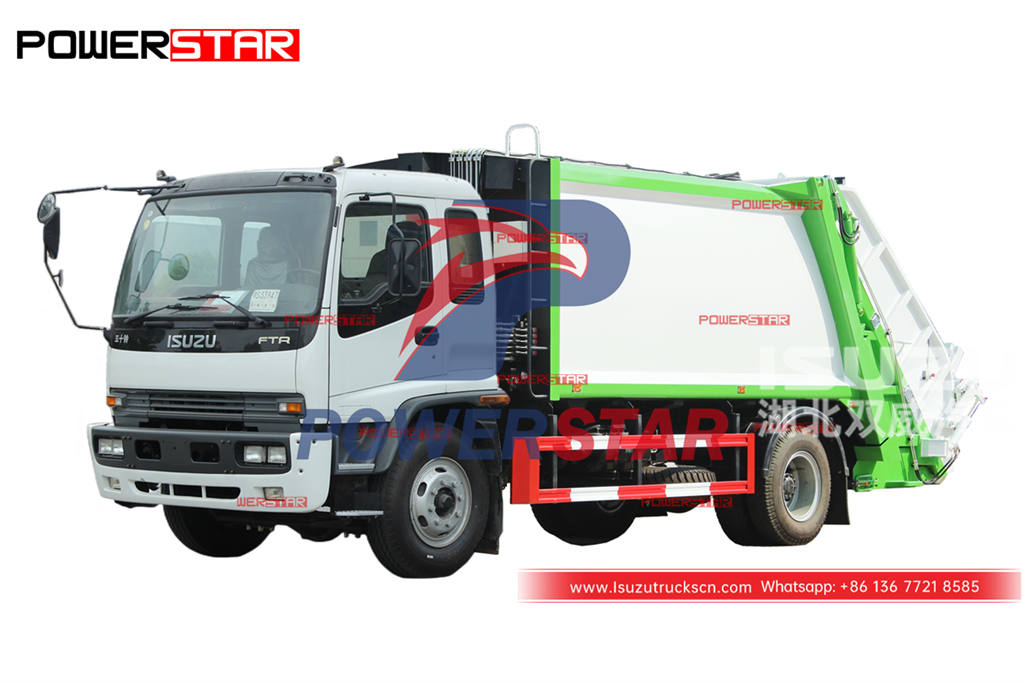 ISUZU FTR 4Ã—4 205HP rear load garbage truck on sale