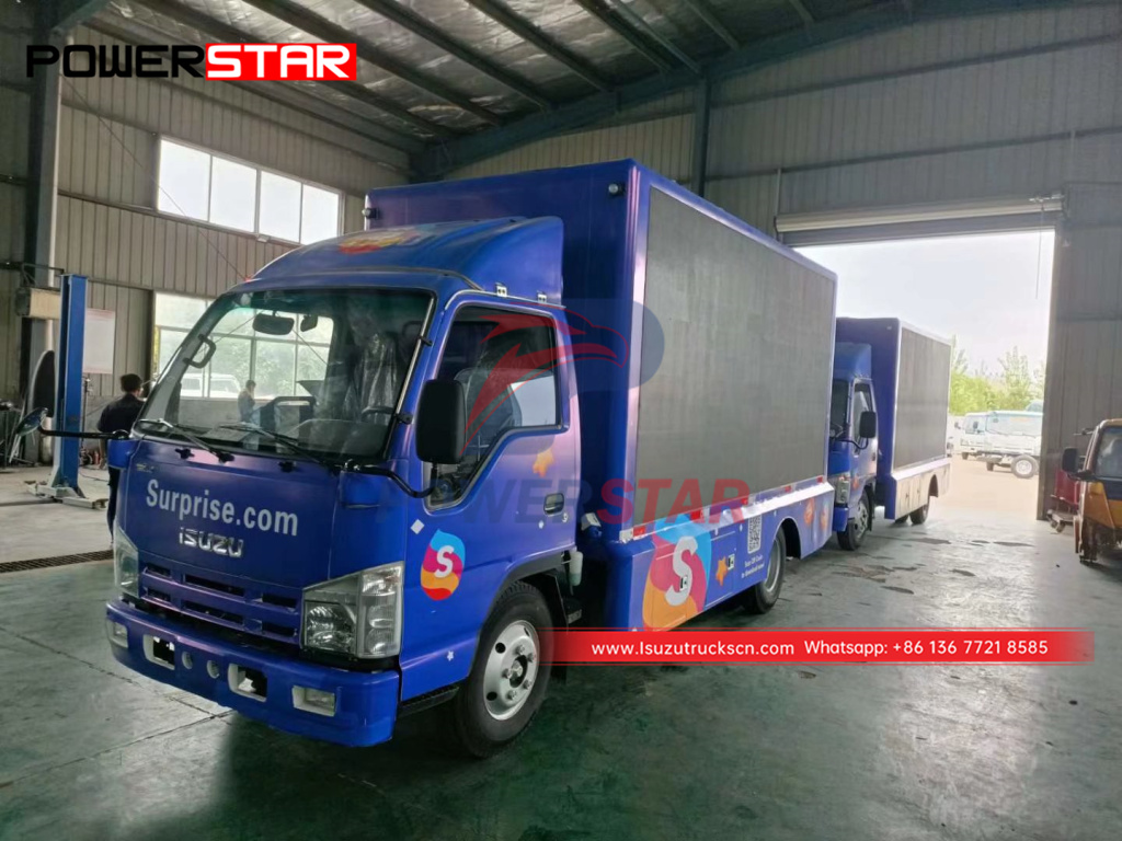 Japan Japan brane new ISUZU ELF Pixel 4 6 8 LED Full color screen truck for surprise company