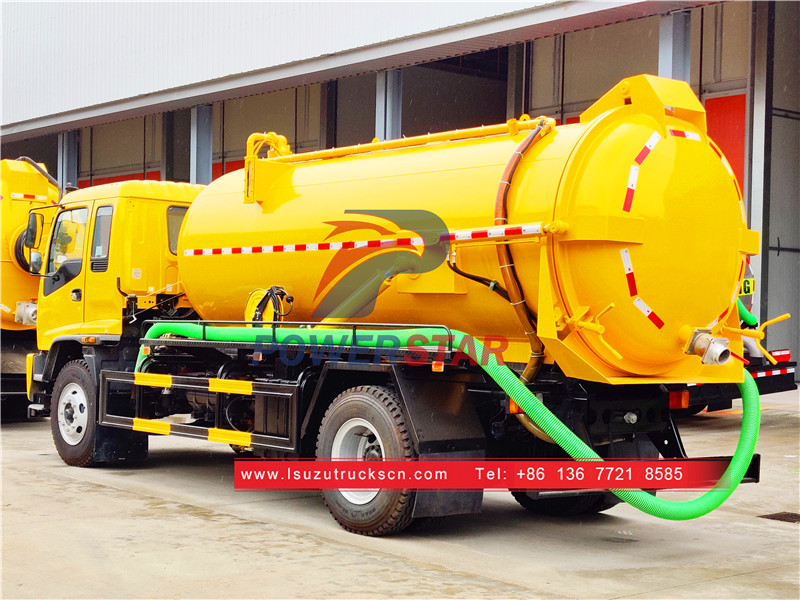 Isuzu sewer suction truck