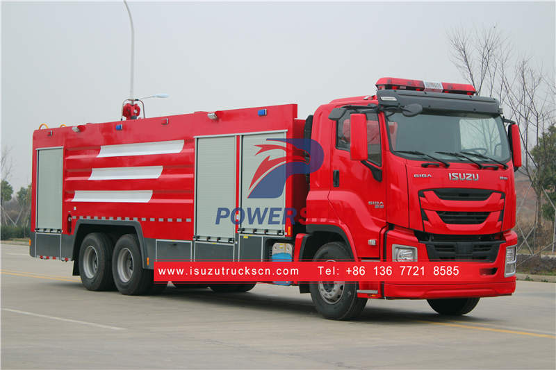 isuzu water fire truck