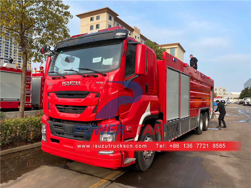 isuzu fire fighting truck