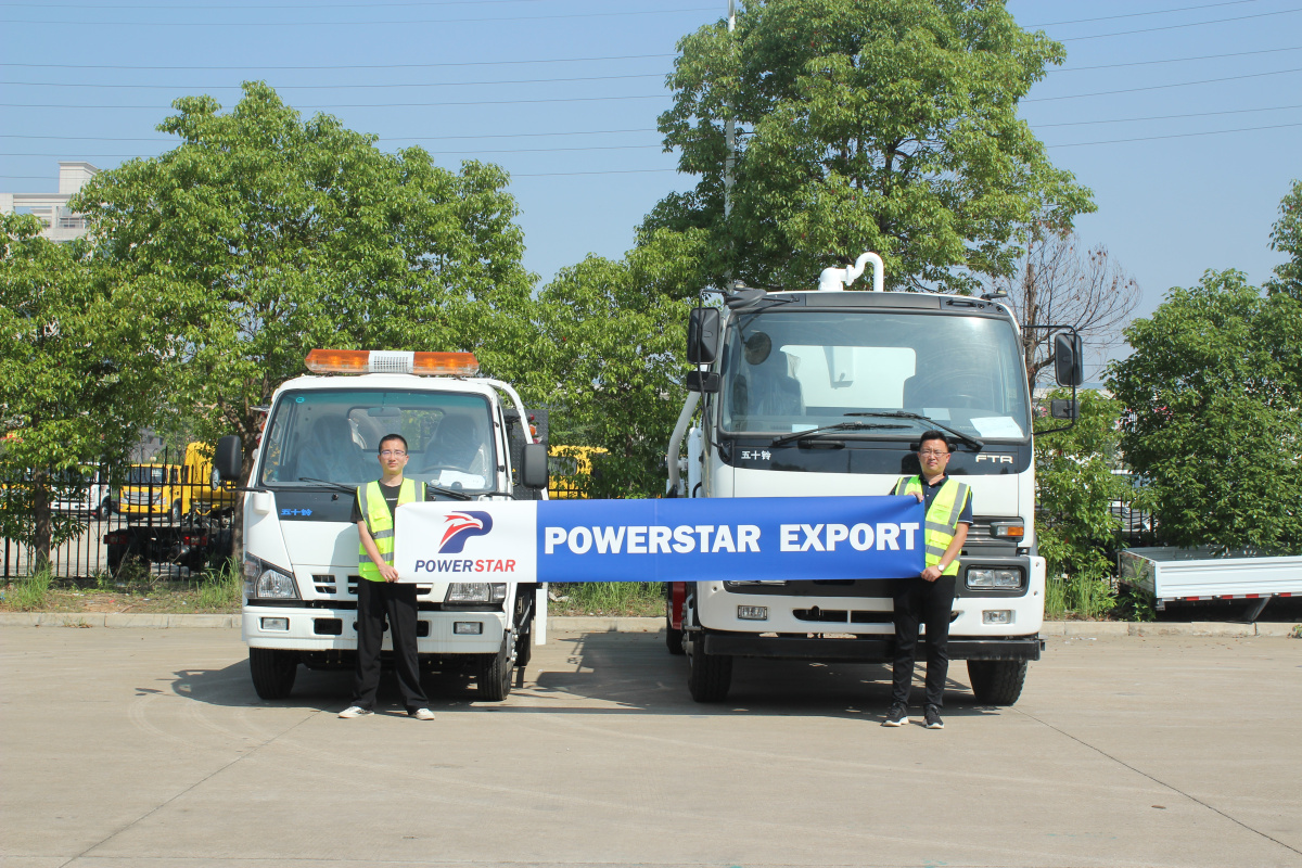 Pilipinas Isuzu FTR4hk1-tc50 Vacuum Truck Isuzu NKR 600P Recovery Wrecker Truck