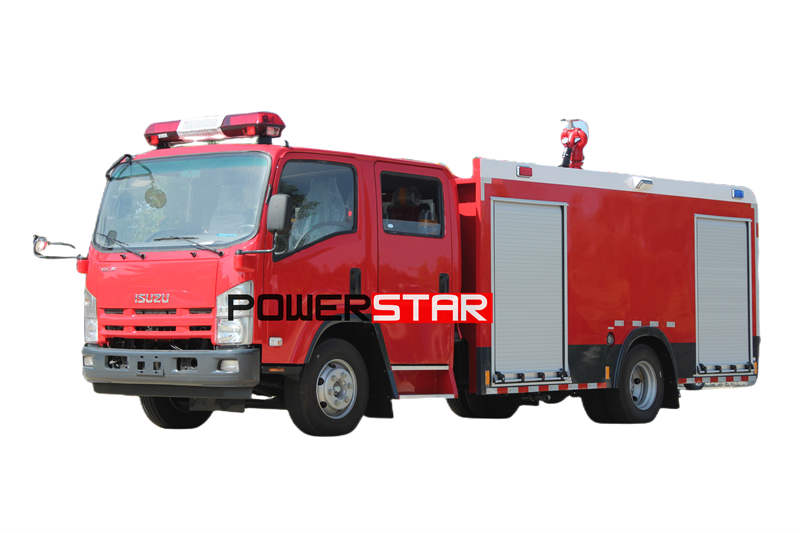 Isuzu 700P fire fighting truck