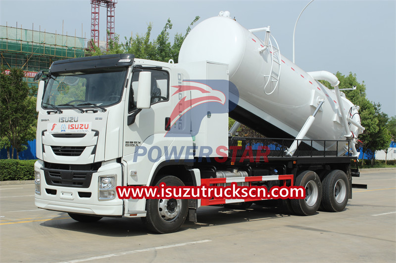 ISUZU GIGA sewer vacuum truck