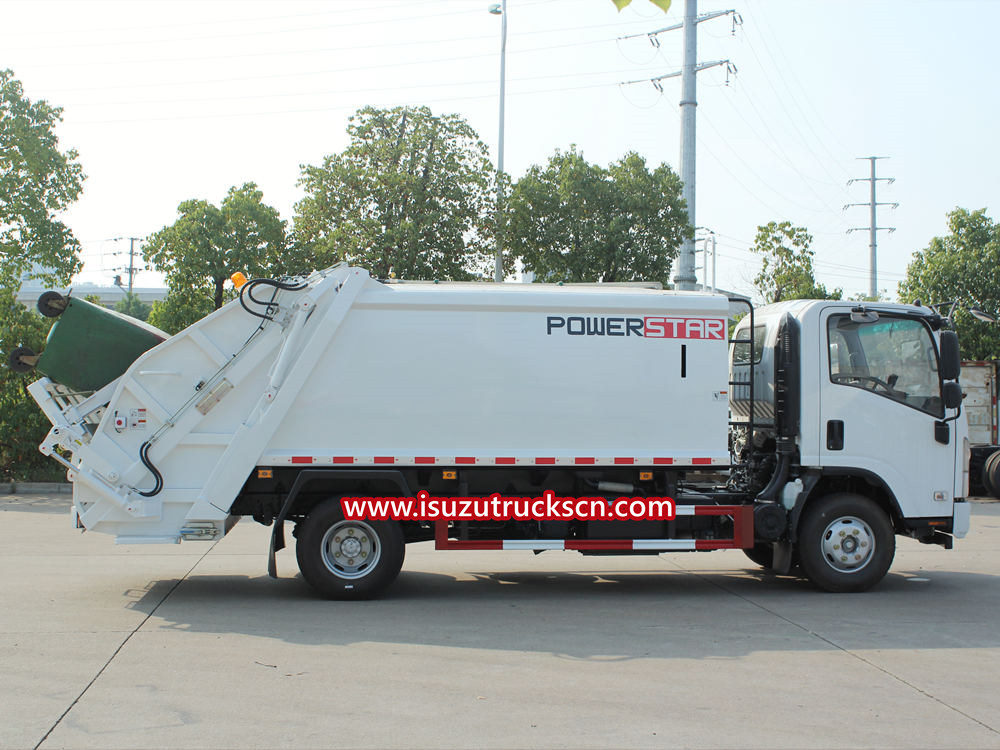 trash compactor truck