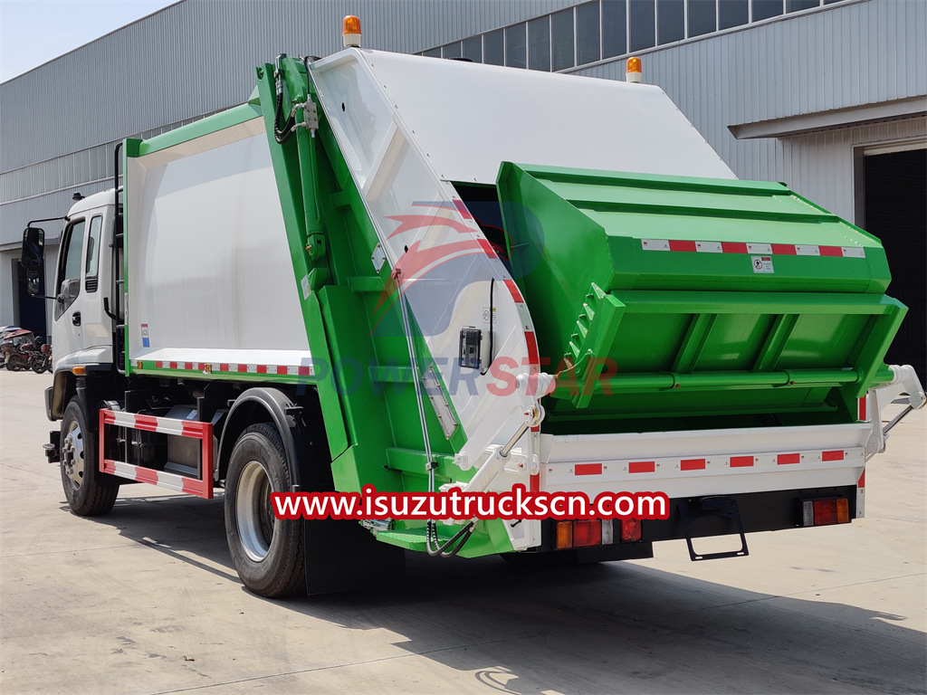 ISUZU FVR tinatanggihan ang presyo ng compactor truck