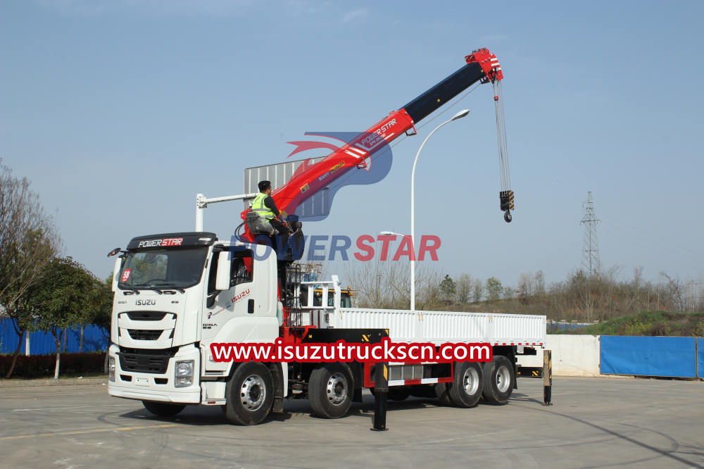 HMDJV GIGA Isuzu 10ton Palfinger Stiff Boom Crane Truck Manufacturer