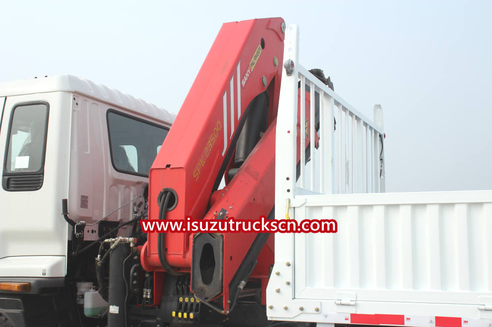 Isuzu self loader palfinger SPK23500 crane boom truck