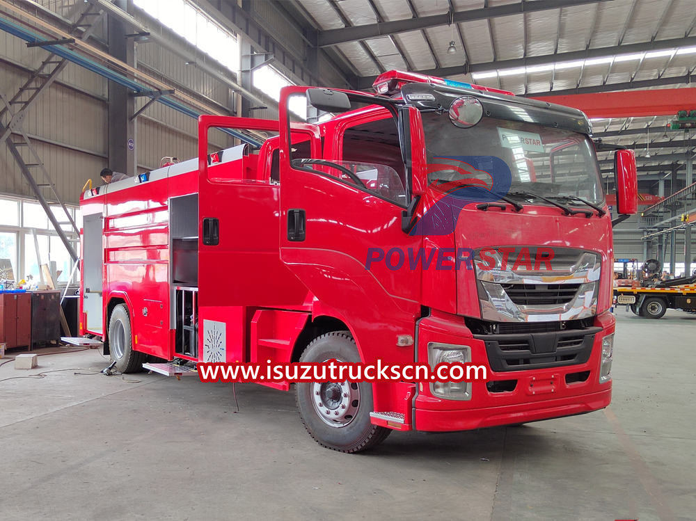 Isuzu fire truck