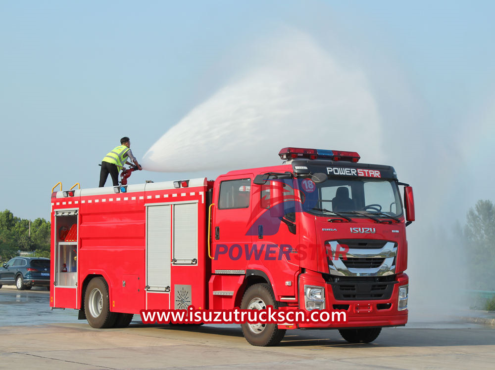 Isuzu fire truck