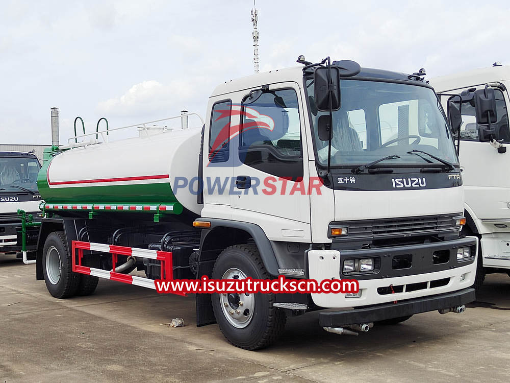 Isuzu brand Street Sprinkler Road Water Truck 12m3