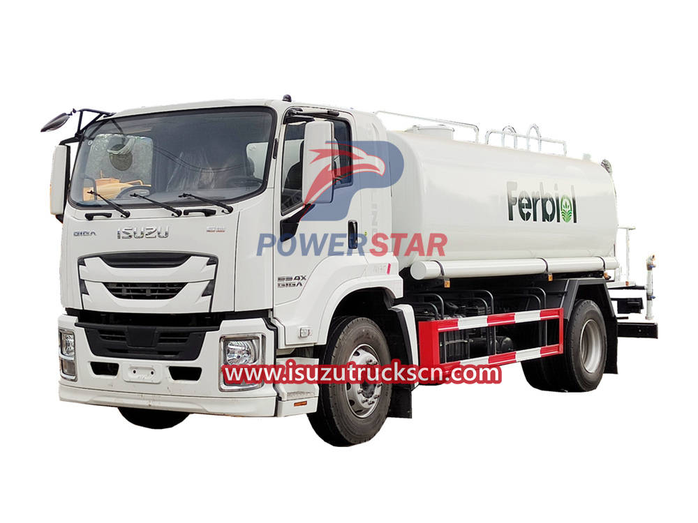 Isuzu Giga water truck rentals