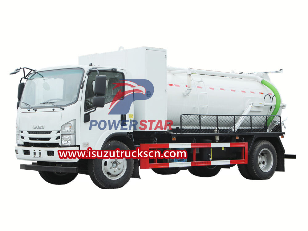 Isuzu sewage truck