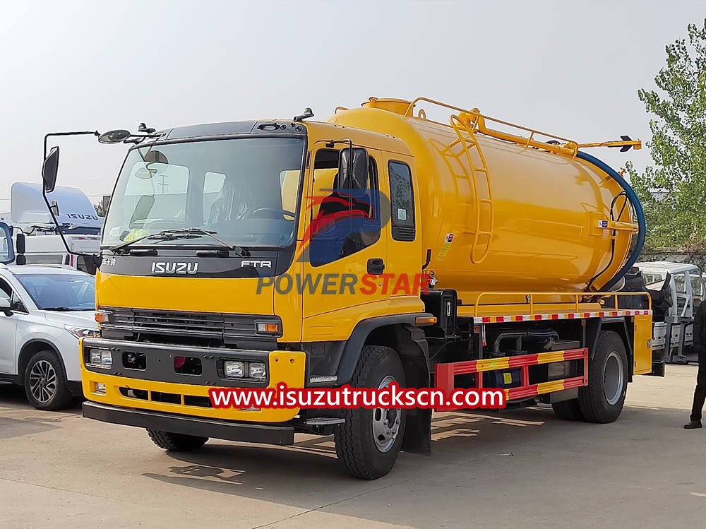 Isuzu pinagsamang jetting truck