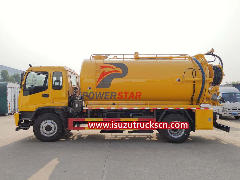 Isuzu pinagsamang jetting truck