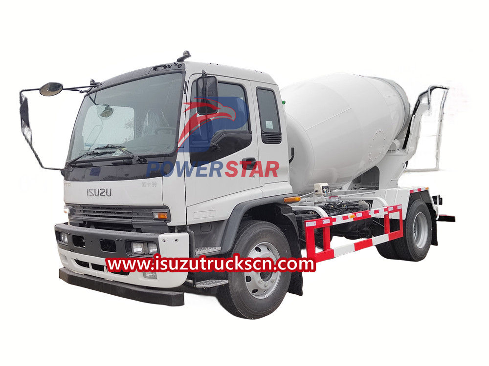 Isuzu concrete mixer truck