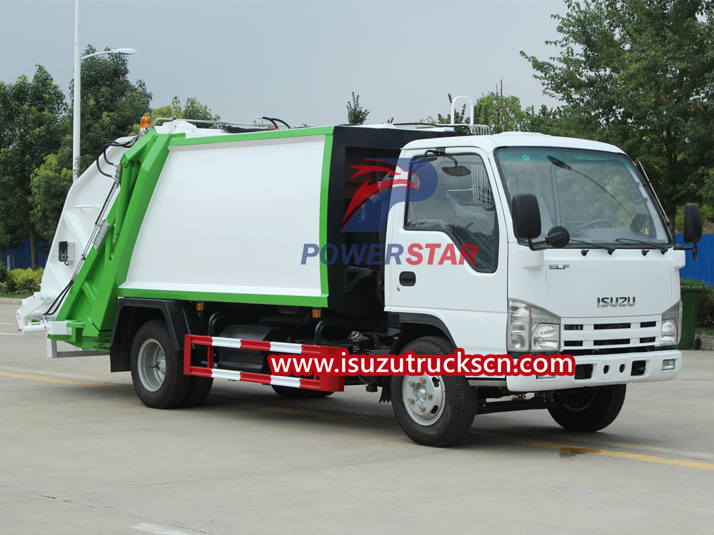 waste compactor truck