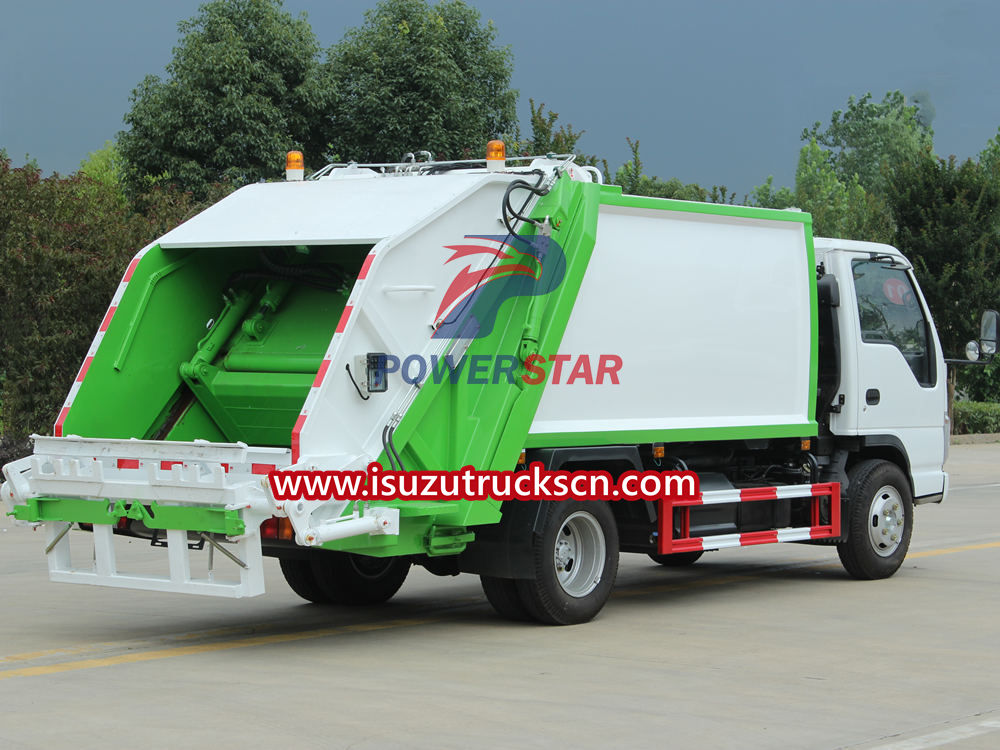 waste compactor truck