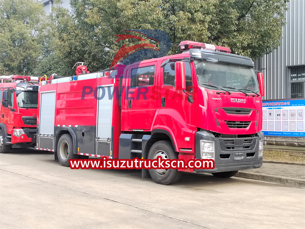 isuzu fire truck