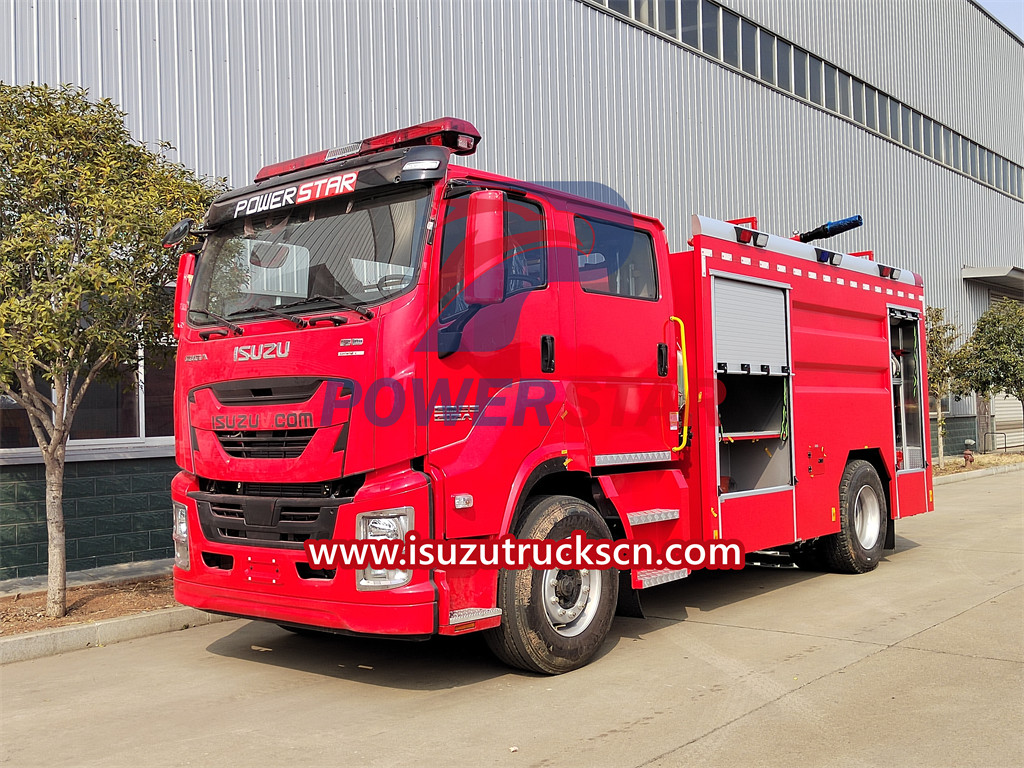 Isuzu fire truck