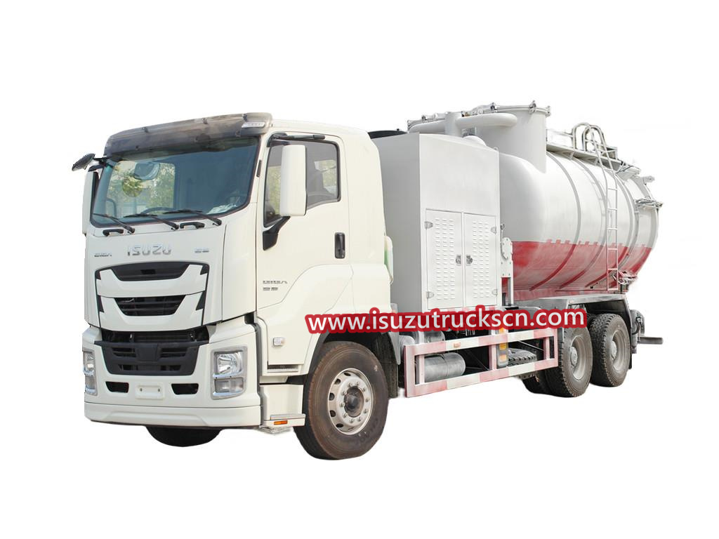 Isuzu GIGA Sand sucker industrial vacuum truck