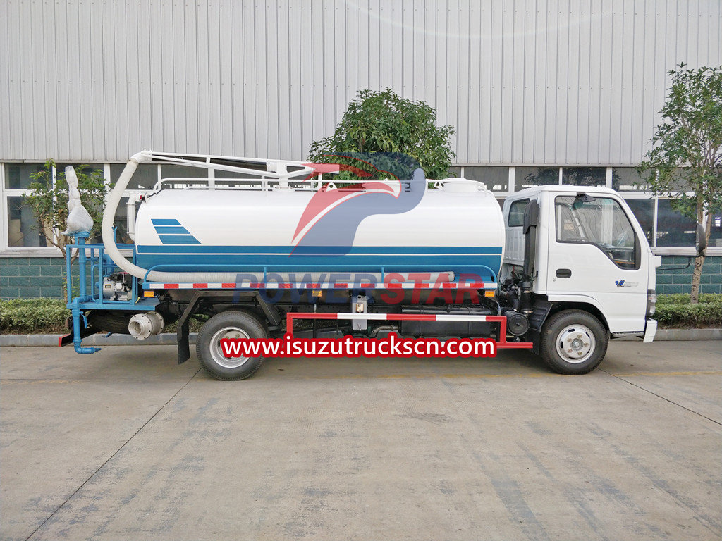 Isuzu sewage truck