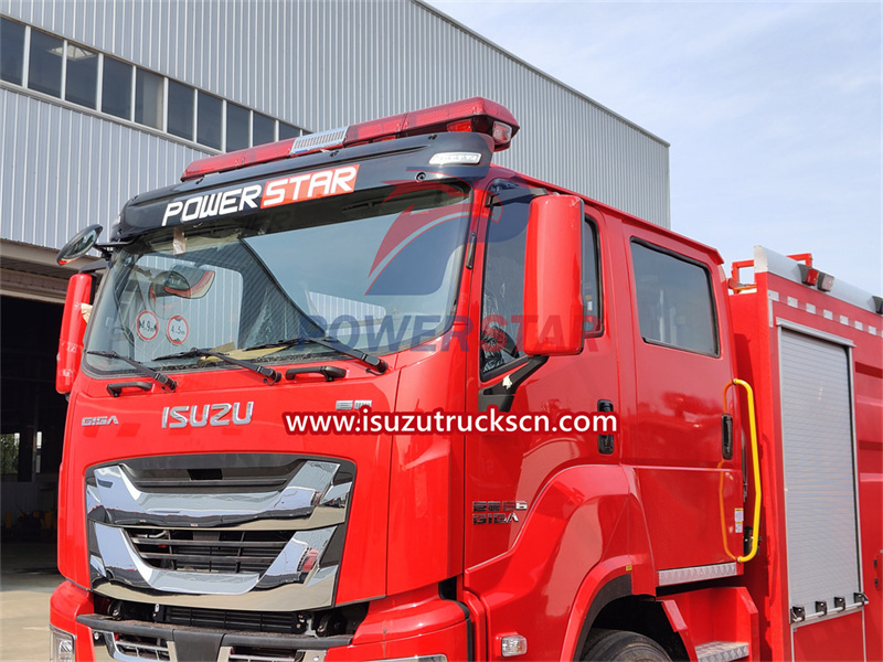 Isuzu giga fire truck