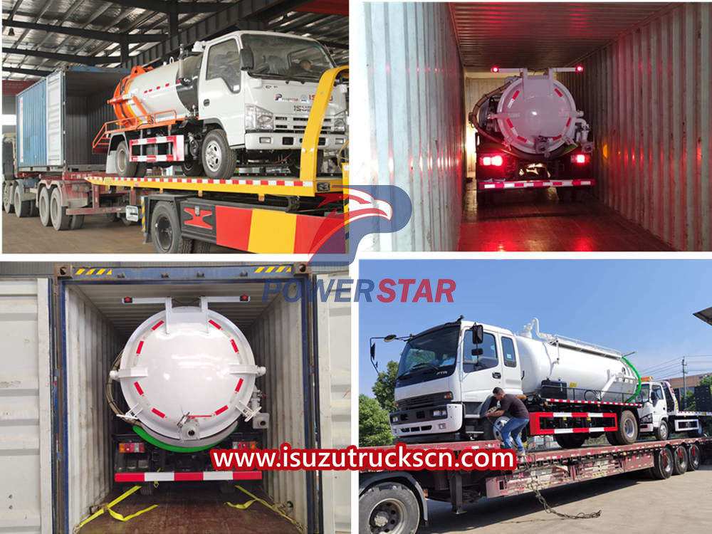 Isuzu Sewage Vacuum Suction Truck